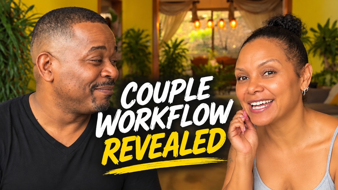 Content batching for couples: Shawn and Nina filming 7 days of content in 3 hours
